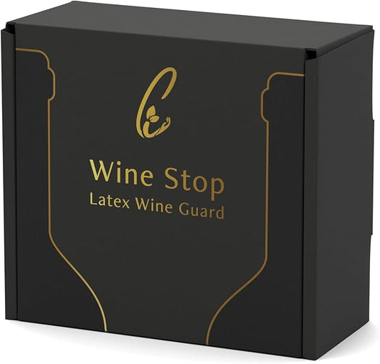 Wine Stopper, Ultimate Protection for Wine Bottles, Made of Food Grade Latex for Wine and Beverages, Unique Gift for Wine Lovers (Pack of 12)