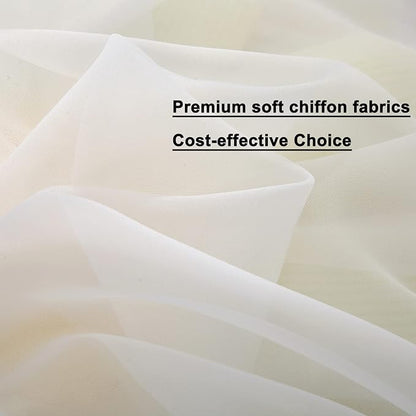 White Canopy Bed Curtain for Queen Bed, Soft Bed Canopy Scarf for Girls Adults (Full/Queen, White)