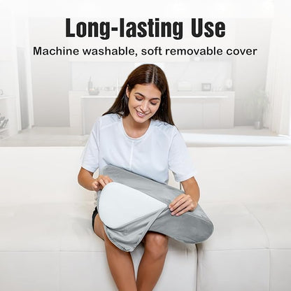 LightEase Leg Pillow, Knee Elevation Pillows, Foot Elevating for Sleeping, Rest, Blood Circulation, Surgery, Back Pain, Swelling