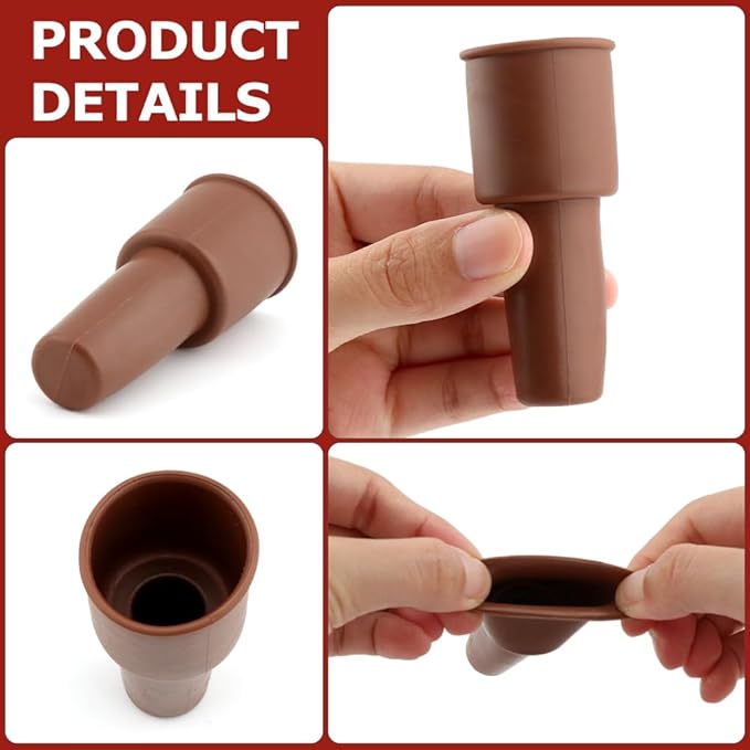 12Pcs Silicone Wine Stoppers Reusable Sparkling Wine Bottle Stopper Double Sealed Silicone Wine Bottle Stoppers Wine Bottle Cover Wine Bottle Capsh