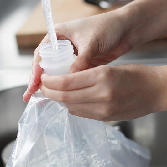 18L Easy Fill Bag-in-Box Bags - BYOB - 2-Pack of Dual Spout BIB Bags - REFILLABLE, REUSABLE, BPA FREE! Quick and Easy Filling Through Top Screw Cap