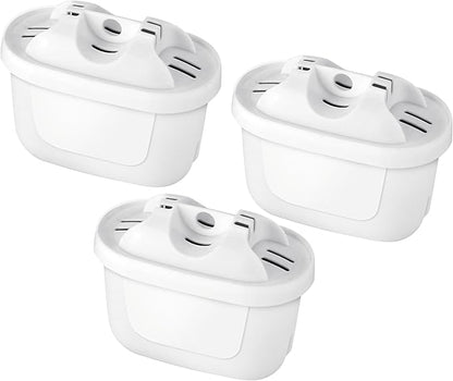 Water Filter Replacement for Mavea filters 3 pack,Compatible With Brita Mavea 1001122 Maxtra and LEVOIT Pitcher