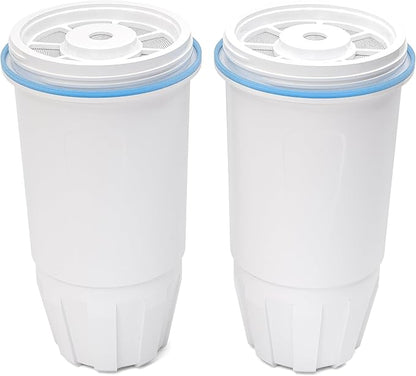 Water Filter Replacement Compatible with Zero Pitcher and Dispenser ZR-001 ZR-017 ZR-004 ZP-006 ZD-013 ZS-008, 5-Stage Filter System Fit for Zero Water Filter, 2 Pack