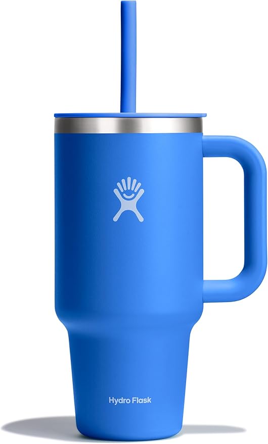 Hydro Flask Travel Tumbler Stainless Steel Vacuum Insulated Tumbler with Lid and Straw for Cold Water and Drinks for Sports, School, Work, Car, Travel, Weekends
