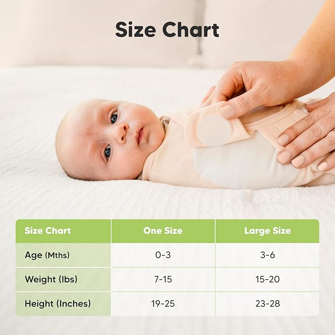 Baby Swaddle Sleep Sacks with Zipper - 3-Pack Newborn Swaddle Sack, Baby Swaddles Sleep Sack 0-3 Months, Wearable Blanket Baby, Baby Swaddle Blanket Wrap, Swaddle Sack, Easy Change Swaddle (Angelic)