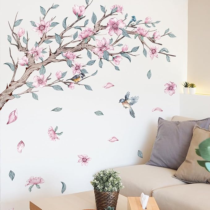 Elegant Wall Stickers - 120cm/47.24inch x 30cm/11.81inch, Set of 2 Decorative Vinyl Sheets