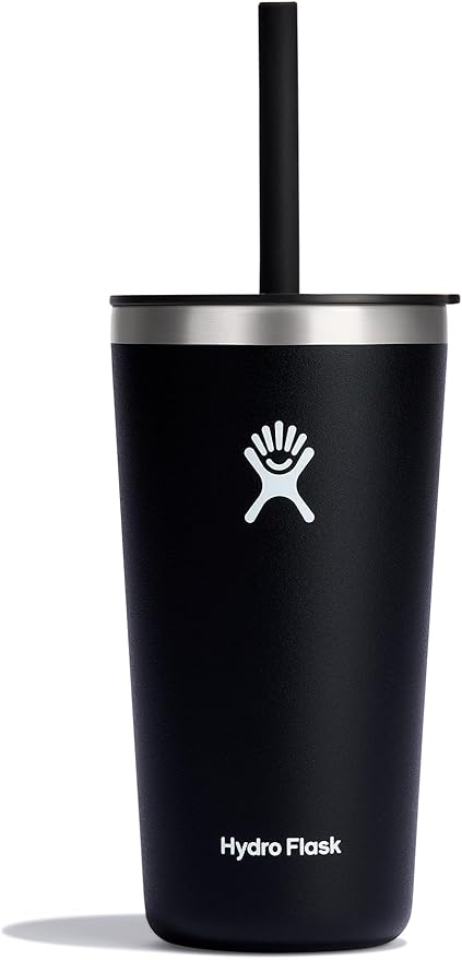 Hydro Flask Travel Tumbler Stainless Steel Vacuum Insulated Tumbler with Lid and Straw for Cold Water and Drinks for Sports, School, Work, Car, Travel, Weekends