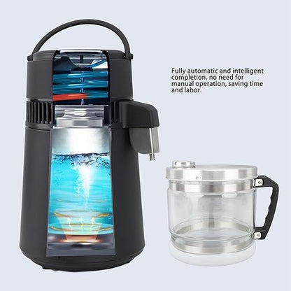 4L Water Container for Distiller, Portable Glass Distilled Water Storage Container, Collection Bottle Replacement for Countertop Distillers, Ensure The Purity of Distilled Water