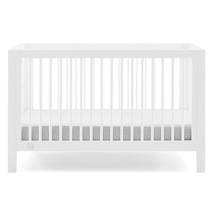 GAP babyGap Charlie 6-in-1 Convertible Crib - Greenguard Gold Certified, Bianca White