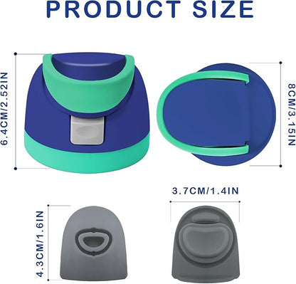 Replacement Lid for Owala Freesip Water Bottle Top Cap Protective Push-To-Open Lid Compatible With Owala Cup 16oz 24oz 32oz 40oz Bpa-Free Replacement Stopper for Owala Freesip Leak-Proof. (Navy Blue)