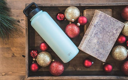Simple Modern Wide Mouth Lid Leak Proof Straw Chug Handle Flip Fits Summit Water Bottles and Hydro Flask, Honolulu