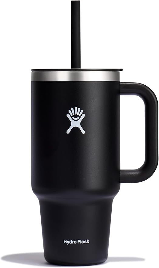 Hydro Flask Travel Tumbler Stainless Steel Vacuum Insulated Tumbler with Lid and Straw for Cold Water and Drinks for Sports, School, Work, Car, Travel, Weekends
