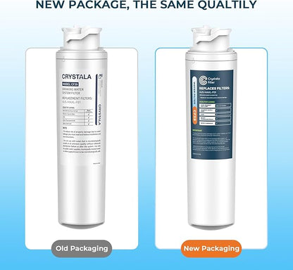 Crystala Filters 4US-MAXL-F01 Replacement Filter, Compatible with 4US-MAXL-S01 System, 2PACK