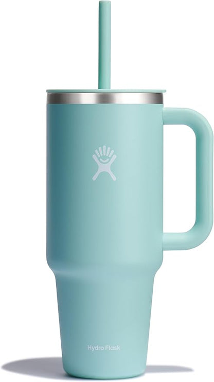 Hydro Flask Travel Tumbler Stainless Steel Vacuum Insulated Tumbler with Lid and Straw for Cold Water and Drinks for Sports, School, Work, Car, Travel, Weekends
