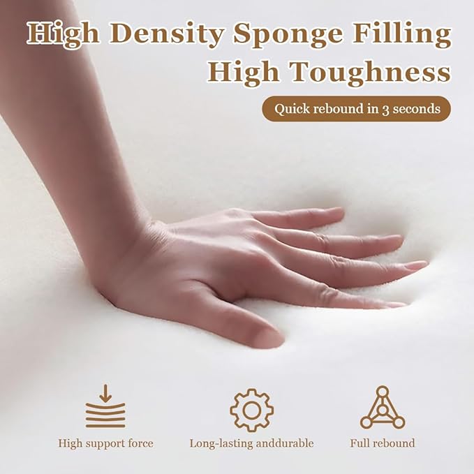 Bed Gap Filler,High-Density Bed Crack Filler with Removable Cover,Mattress Extender for Headboard Gap,Spacer Filler Between Mattress and Wall,Bed Wedge Gap Filler,Full Size,Dark Gray,70"x4"x6"