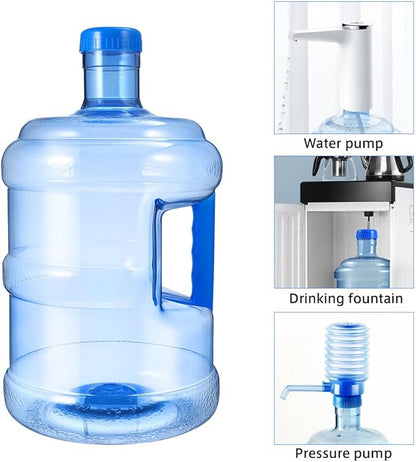 Tofficu 1.5 Gallon Water Jug Portable Water Container with Cover and with Handle, Camping Water Container Water Storage Containers for Outdoor Hiking