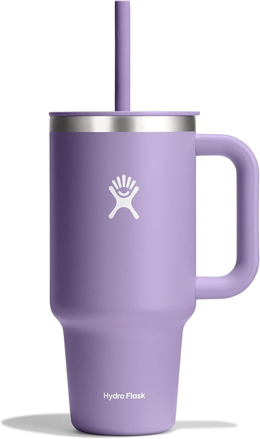 Hydro Flask Travel Tumbler Stainless Steel Vacuum Insulated Tumbler with Lid and Straw for Cold Water and Drinks for Sports, School, Work, Car, Travel, Weekends