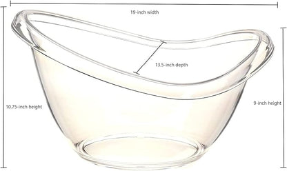 Prodyne Beverage Tub, Clear