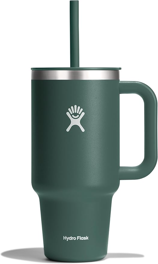 Hydro Flask Travel Tumbler Stainless Steel Vacuum Insulated Tumbler with Lid and Straw for Cold Water and Drinks for Sports, School, Work, Car, Travel, Weekends