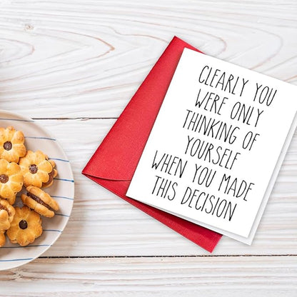 YAANUNULU New Job Gifts for Coworkers, Colleague Going Away Gifts for Women Men, Congrats on New Job, Promotion Gift, Pairs Well With a New Job Wine Bag, 1 Wine Bag With 1 Funny New Job Card