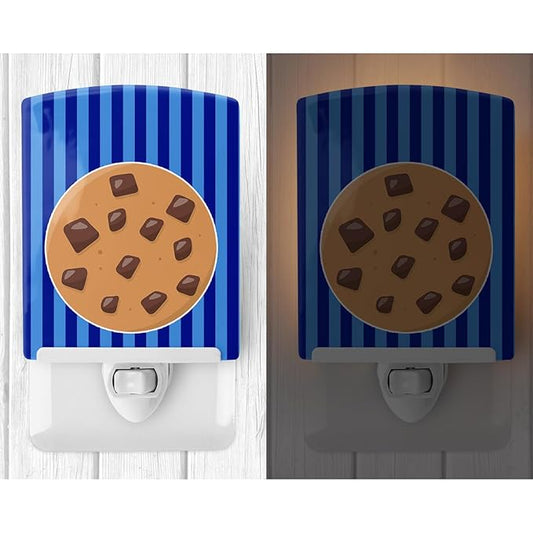 Caroline's Treasures BB6820CNL Cookie Monster Ceramic Night Light Compact, UL-Certified, Ideal for Bedroom, Bathroom, Nursery, Hallway, Kitchen, 6x4x3, Multicolor