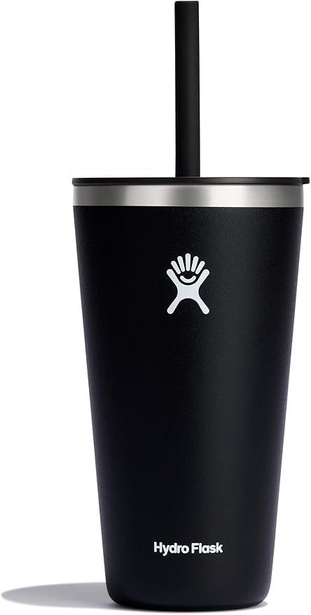 Hydro Flask Travel Tumbler Stainless Steel Vacuum Insulated Tumbler with Lid and Straw for Cold Water and Drinks for Sports, School, Work, Car, Travel, Weekends
