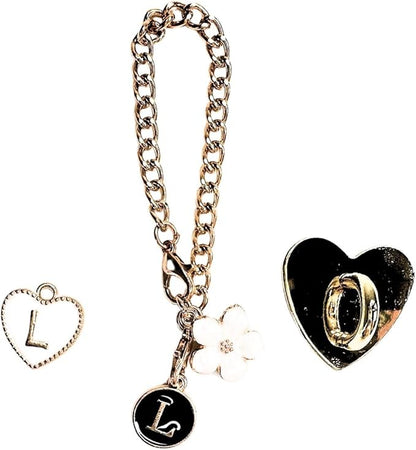 water bottle charms with keyring holder, water bottle decorations. Stanley Cup charms, Stanley cup accessories. Tumbler charms
