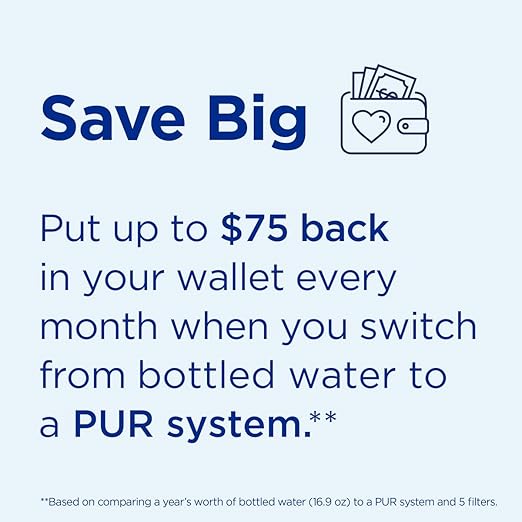 PUR Plus 11-Cup Water Filter Pitcher with 1 Lead-Reducing PUR Plus Filter, Dishwasher Safe, Powerful Filtration, Filter Change Indicator Light, Sage, PPT111M