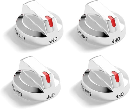 DG94-03500A/Z for Samsung Stove Knob Replacement,Electric Gas Range Knobs Locks,Compatible with 5DG94-03500U DG94-03500V NX60T8111SS /AA NE63T8311SG/AA etc Stove Knobs(4pc)