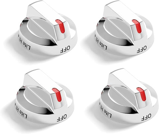 DG94-03500A/Z for Samsung Stove Knob Replacement,Electric Gas Range Knobs Locks,Compatible with 5DG94-03500U DG94-03500V NX60T8111SS /AA NE63T8311SG/AA etc Stove Knobs(4pc)