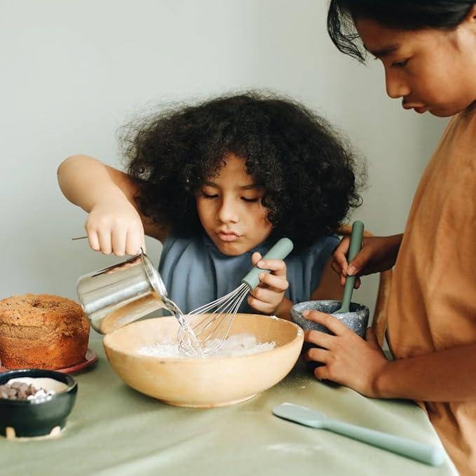 Premium baking utensils for kids: safe, simple & smart. 100% food grade silicone