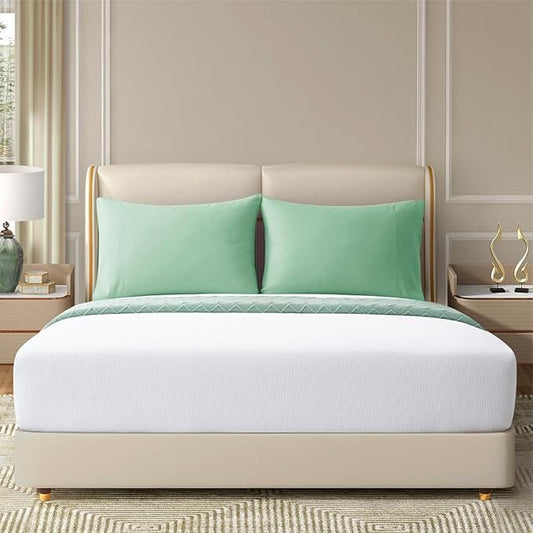 Small Pillow Case 14x20 Microfiber Pillowcases Set Soft Comfortable Not Shrink Toddler Pillow Case Light Green Pillow Covers Envelope Style 2 Pack