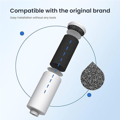 GLACIER FRESH Fluoride Filters, Replacement for Berkey® PF-2® Fluoride Filters and Berkey® Gravity Filtration System, 6 Pack