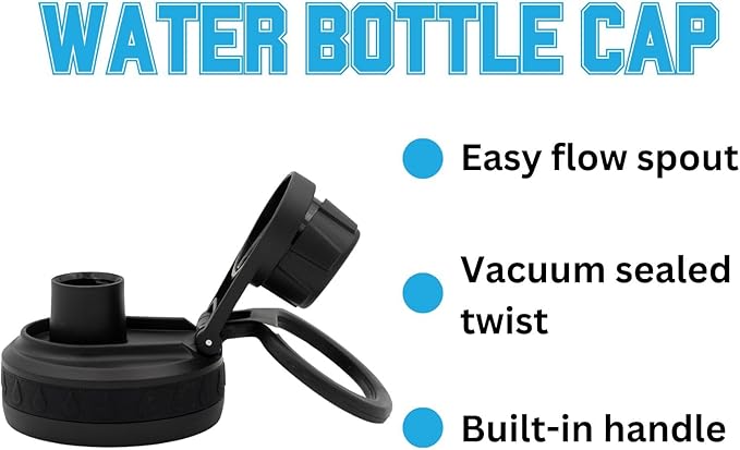 FSU Seminoles Water Bottle - Black Double Walled Stainless Steel 24 oz Keeps Drinks Cold or Hot