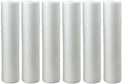 Hydronix SDC_45_2005_6_Pack SDC-45-2005 5 Micron Whole House 20 x 4.5 Sediment Water Filter 6 Pack, 6 Count (Pack of 1), White