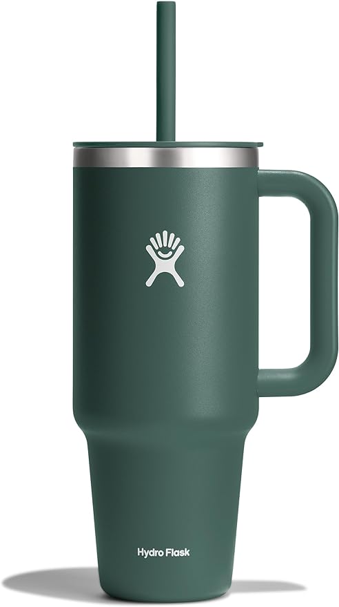 Hydro Flask Travel Tumbler Stainless Steel Vacuum Insulated Tumbler with Lid and Straw for Cold Water and Drinks for Sports, School, Work, Car, Travel, Weekends