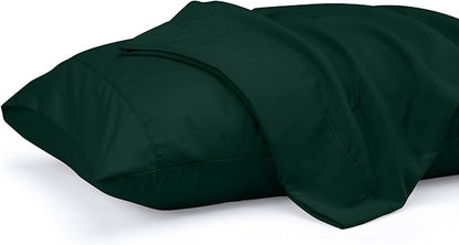 Utopia Bedding King Pillow Cases - 2 Pack - Envelope Closure - Soft Brushed Microfiber Fabric - Shrinkage and Fade Resistant Pillow Covers 20 X 40 Inches (King, Emerald)