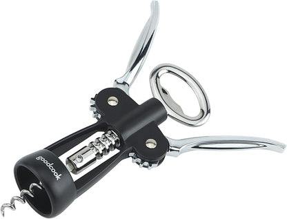 GoodCook Gourmet Deluxe Winged Corkscrew, Stainless Steel Worm, Universal Fit For All Cork Sizes