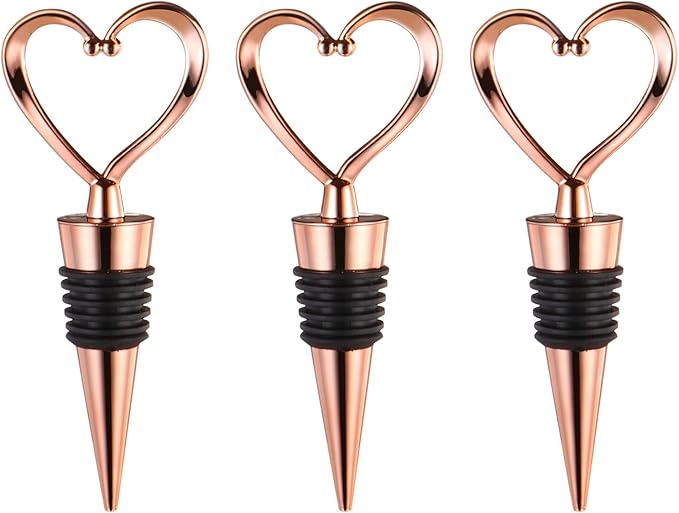 Wine Stopper 3Pack Wine Bottle Stopper Reusable Wine Stoppers Leak Proof Wine Corks Bottle Cover for Keeping Standard Bottles Wine Champagne Fresh
