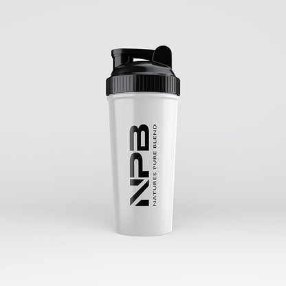 Shaker Bottle by: Nature's Pure Blend: 22 OZ Bottle - BPA Free - Leak Proof - Wire Whisk for Mixing
