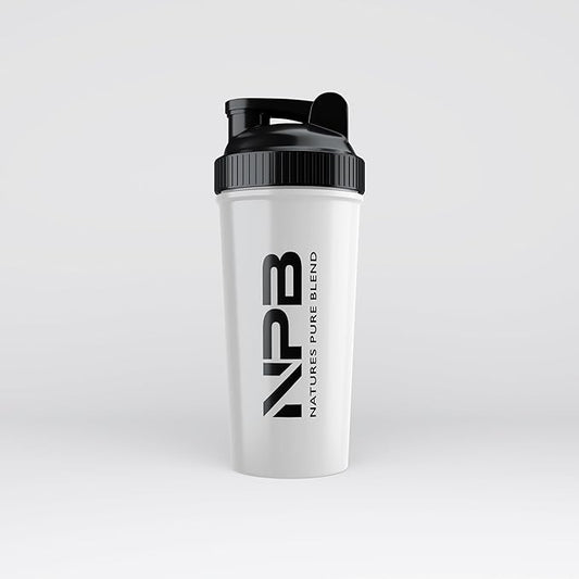Shaker Bottle by: Nature's Pure Blend: 22 OZ Bottle - BPA Free - Leak Proof - Wire Whisk for Mixing