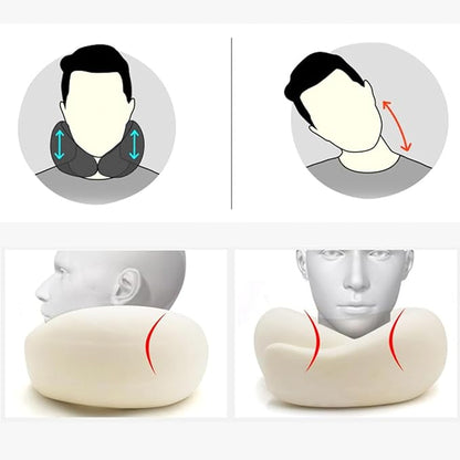 Travel Pillows for Airplanes,2024 New Travel Pillow,Travel Neck Pillow Neck Pillow Airplane Memory Foam Travel Pillow Neck Pillow for Traveling Suitable for Airplanes,Offices and Cars（Dark Blue）