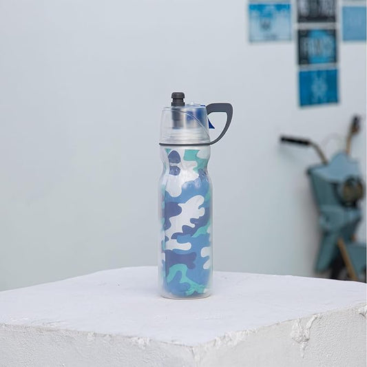 Misting Water Bottle 20 oz Cool Sports Water Bottle for Kids School Gifts for Boys Girls Insulated Spray Mist and Sip Water Bottles