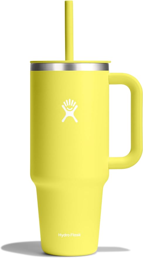 Hydro Flask Travel Tumbler Stainless Steel Vacuum Insulated Tumbler with Lid and Straw for Cold Water and Drinks for Sports, School, Work, Car, Travel, Weekends