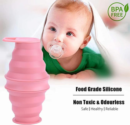 Tokhan Collapsible Water Bottles - 17.6 oz/500 ml, Leak-Proof, BPA-Free, Durable, and Innovative Design - Ideal for Travel & Outdoor Adventures (Smokey Black)