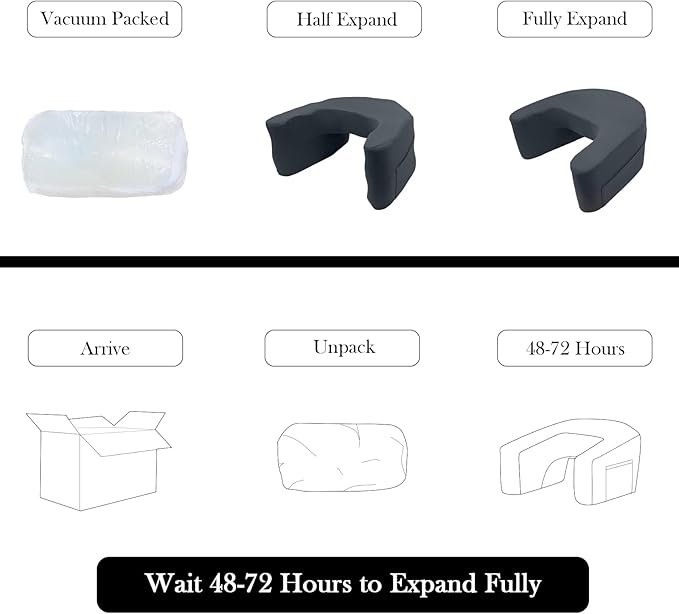 Reading Pillow for Gaming, Large Reading Gaming Pillow for Lap, Bed Arm Rest Pillow Memory Foam Lap Desk Pillow for Working, Crocheting or Sitting in Bed Floor Couch Sofa