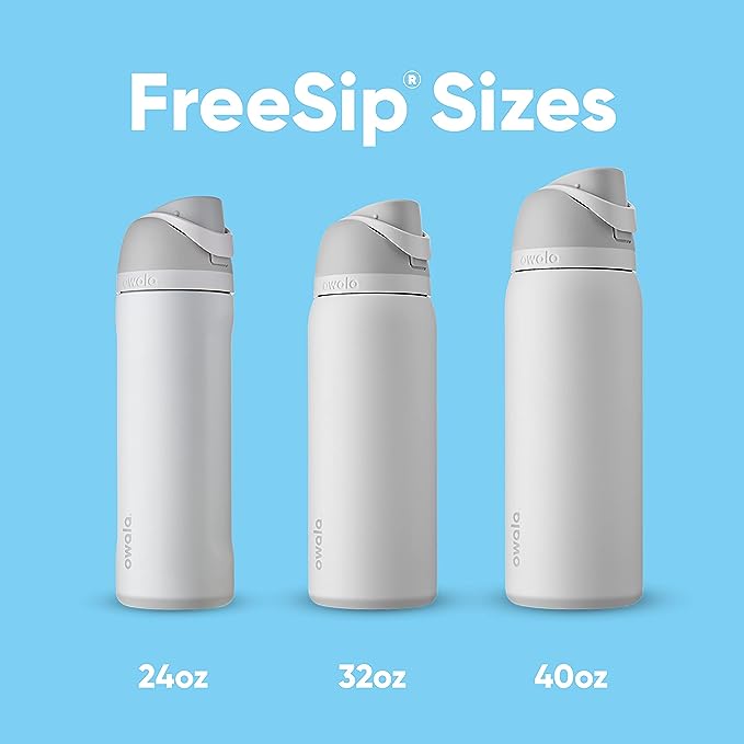 Owala FreeSip Insulated Stainless Steel Water Bottle with Straw, BPA-Free Sports Water Bottle, Great for Travel, 40 Oz, Camo Cool