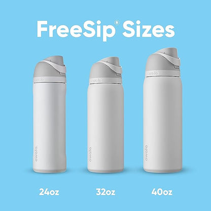 Owala FreeSip Insulated Stainless Steel Water Bottle with Straw, BPA-Free Sports Water Bottle, Great for Travel, 40 Oz, Camo Cool