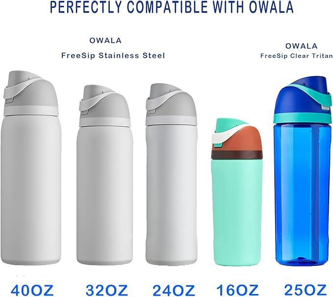Replacement Lid for Owala Freesip Water Bottle Top Cap Protective Push-To-Open Lid Compatible With Owala Cup 16oz 24oz 32oz 40oz Bpa-Free Replacement Stopper for Owala Freesip Leak-Proof. (Pink)