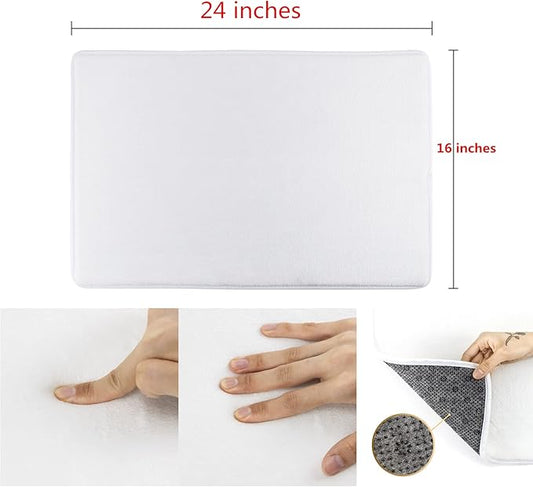 Funny Rug for Room Hello Sweet Cheeks Bath Mat Sign Self Motivation Home Bath Mat Fun Gift Mat Motivational Funny Saying Bathroom Bath Mat Gift for Wife Welcome Mats for Home 24x16 in